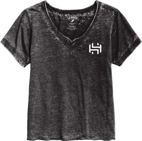 Health House Burnout V-Neck Tee