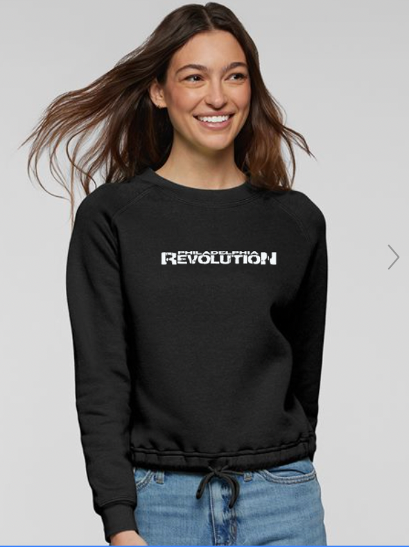 Revolution Women's Relaxed 3-End Boxy Fleece Crewneck Sweatshirt LAT