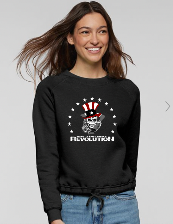 Revolution Women's Relaxed 3-End Boxy Fleece Crewneck Sweatshirt LAT
