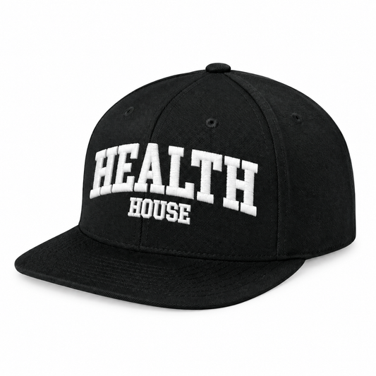 Health House Font Snapback Hat