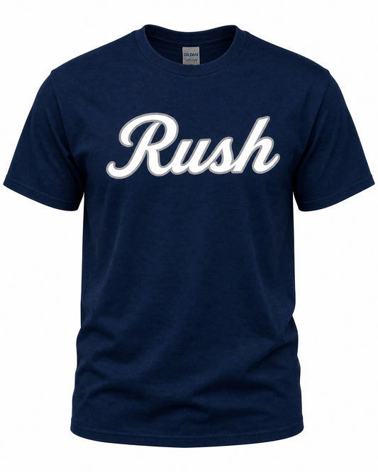 RUSH Navy Softstyle Tee